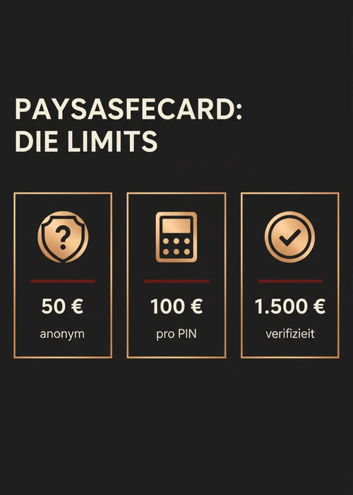 Eine Paysafecard liegt auf einem Tisch neben einem Smartphone, das ein Online-Casino anzeigt, symbolisierend sichere und schnelle Einzahlungen ohne 5-Sekunden-Regel.